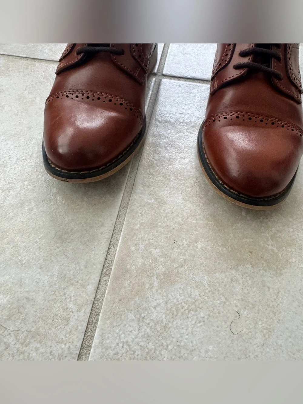 Bruno Marc Prince K1 Oxfords Dress Shoes Boys 11 Toddler Little Kid Brown Brogue